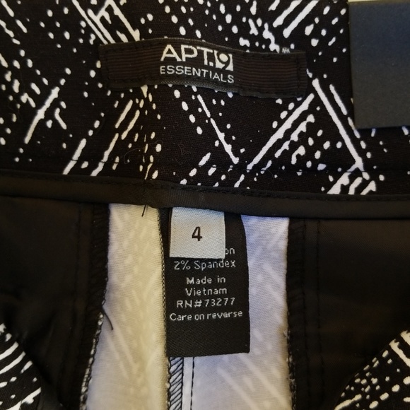 NWT Apt 9 women's cuffed mid rise shorts size 4 - Picture 5 of 5